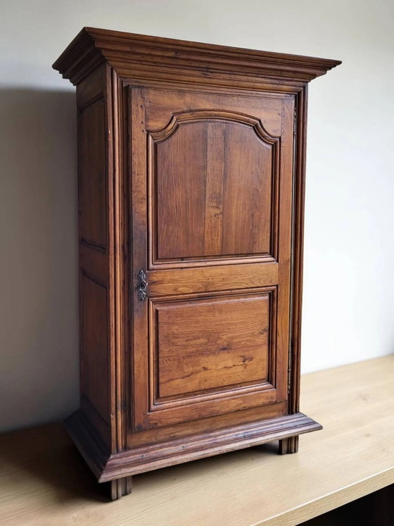 Armadio Louis XIII in rovere, bonnetière, XVIII secolo. – Wood (photo 3 of 8)