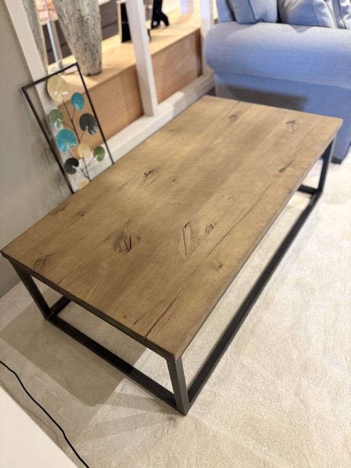 Salontafel Rustiek – Metal, Wood