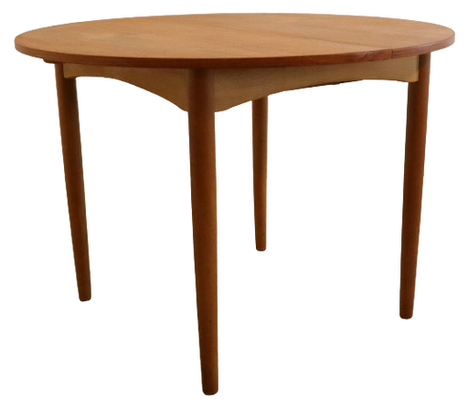 Ronde 1x verlengbare eettafel 'Zoelmond'