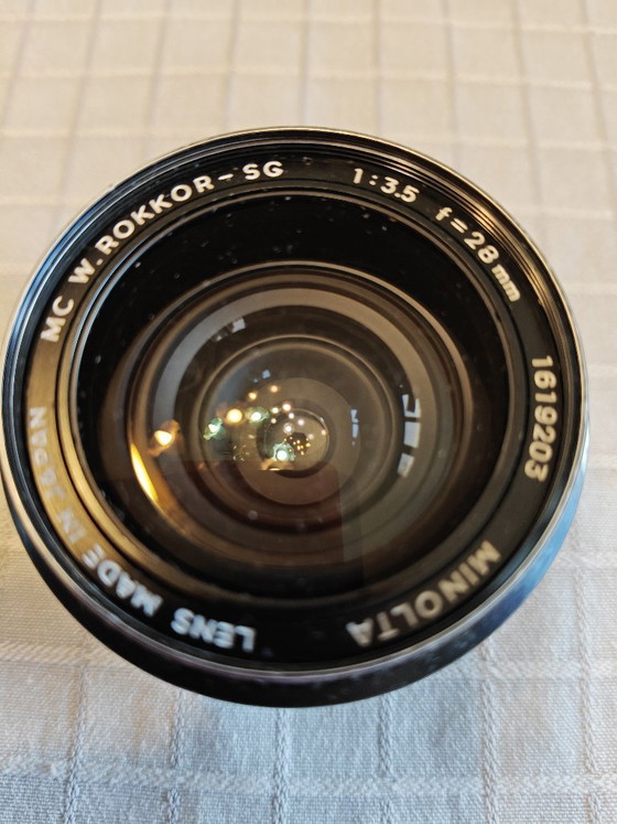 Minolta camera XE-5 plus lensen – Fotografie, Glas, Leer (photo 11 of 20)