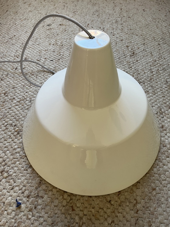 Image 1 of Vintage Louis Poulsen Hanglamp Wit