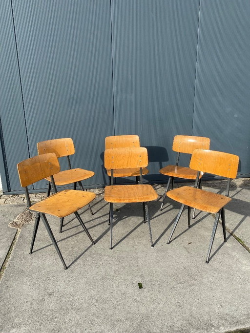 Vintage Marco school stoelen 