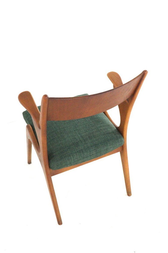 Image 1 of Set van 4 vintage eetkamerstoelen stoelen midcentury