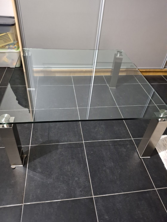 Image 1 of Bellissimo tavolino da caffè in vetro di grandi dimensioni