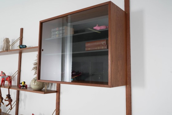 Image 1 of Estantería modular de teca, diseño danés, década de 1970, fabricada en Dinamarca.