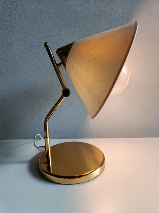 Image 1 of Lámpara de mesa Aneta de latón – diseño posmoderno escandinavo, década de 1980