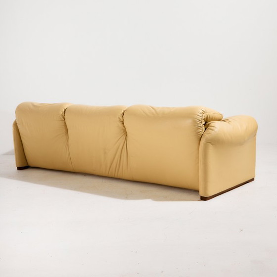 Image 1 of MK11585 Juego de cuero Maralunga de Vico Magistretti para Cassina. Juego de 3