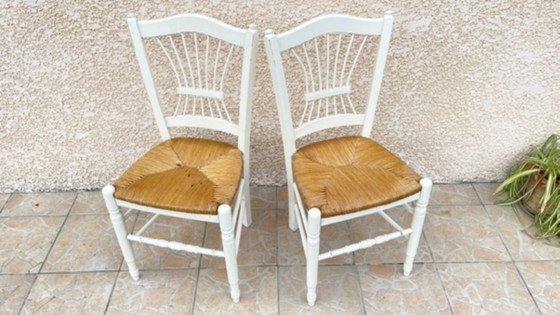 Pair of Vintage Chic Country Chairs – Dining chairs, Wood (photo 23 of 23)