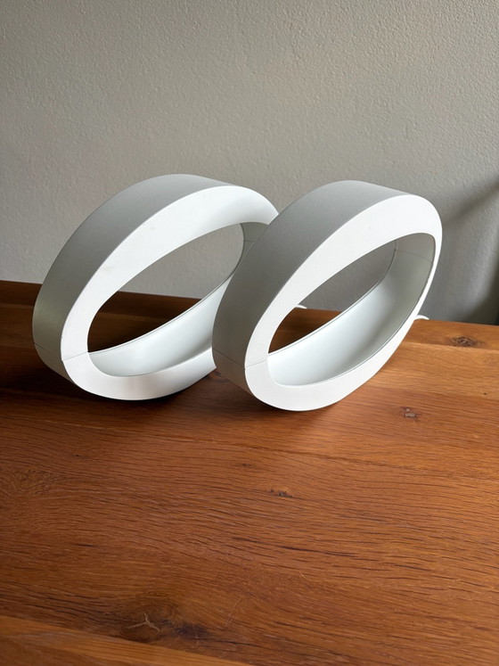 2x Lampade da tavolo di design Massive bianche – Metallo (photo 4 of 8)
