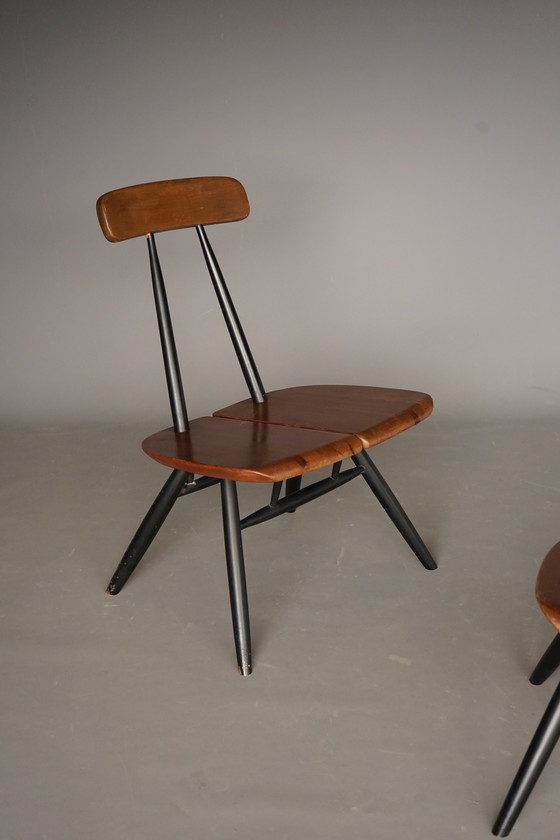 Image 1 of Pirkka Lounge Chairs by Ilmari Tapiovaara for Laukaan Puu. Set of 2