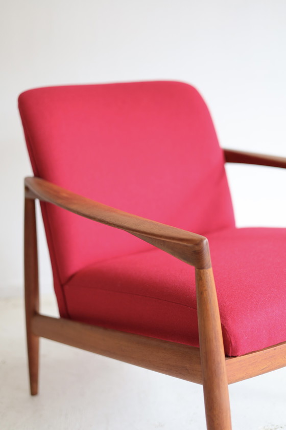 Image 1 of Fauteuil Deens jaren 60, Hergestoffeerd