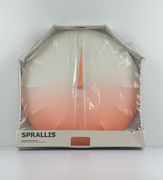 Image 1 of New! Ikea Sprallis neon wall clock design Maria Baliova 2016