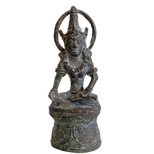 Khmer Lokeshvara Reisbeeld – Antiek Brons, Beschermende Bodhisattva kavel 146