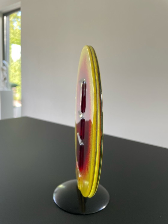 Image 1 of 1960's glassculptuur Brandende Zon