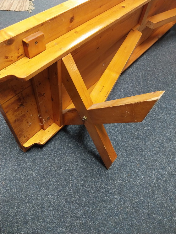 Image 1 of 1 x Scandinavian pine coffee table XXL, 2 meters long. 1970s