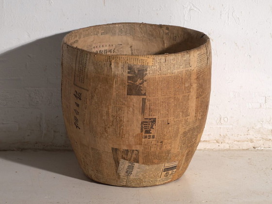 Antique Chinese papier-mâché container – China, circa 1900 – Decorative Objects, Rustic (photo 35 of 40)