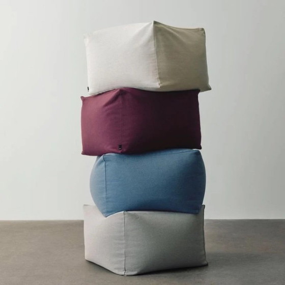 HAY Pouf Story Grey – Footstools & poufs, Polyester (photo 16 of 16)