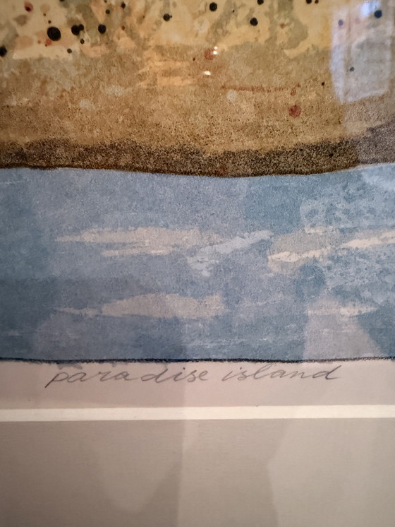 Image 1 of Gert Strengholt pintando Isla Paraíso 8/20