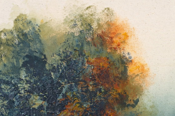 Wildzwemmen bij zonsondergang – Schilderijen & Tekeningen, Canvas (photo 17 of 18)