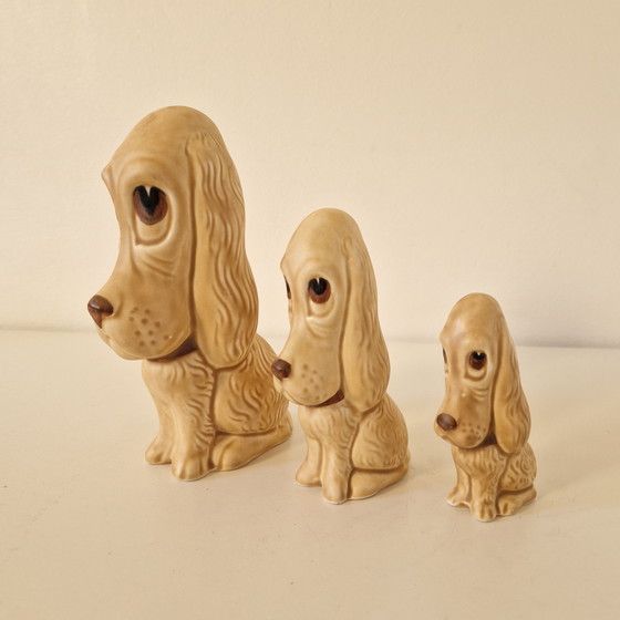 Image 1 of Set of 3 sylvac dog figurines set
