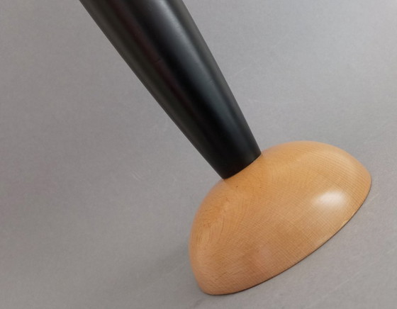 Image 1 of Ettore Sottsass/Matteo Thun - Accademia Lagostina postmoderne houten sculptuur uit 1980