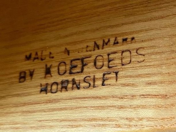 Image 1 of Ensemble exclusif (4) Chaises de salle à manger originales Nils Koefoed | Design Mid-Century