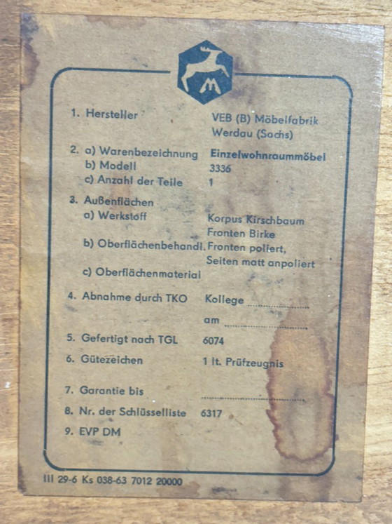 Image 1 of Hoekkast uit het midden van de 20e eeuw / Vintage kast / Hoekkast – jaren 60