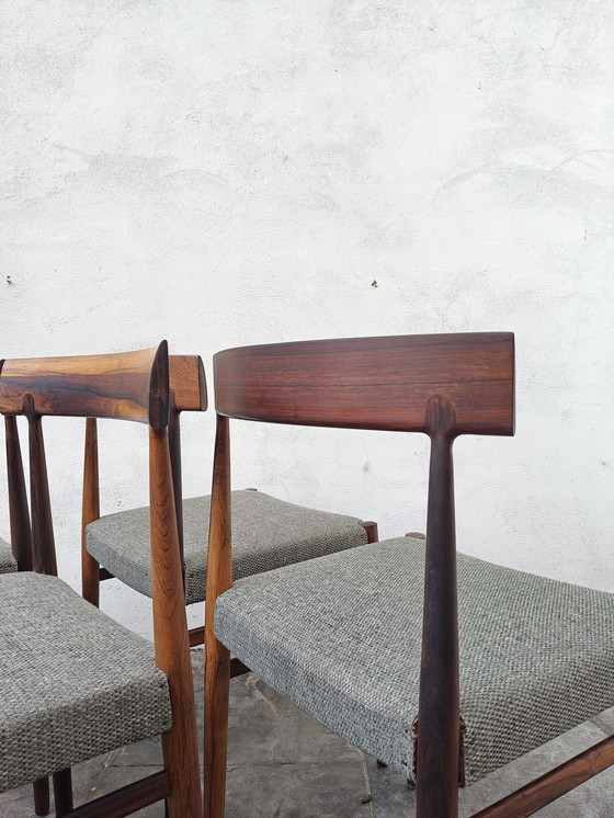 Image 1 of Sedie da pranzo in palissandro, sedie da pranzo vintage