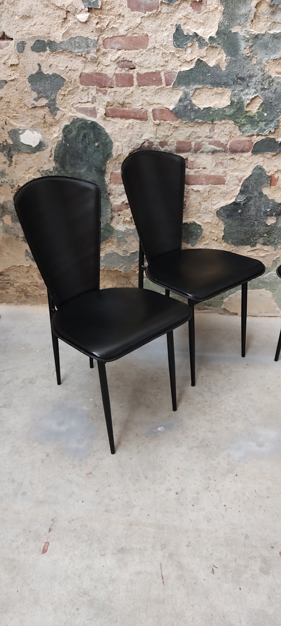 Image 1 of Esszimmerstühle im postmodernen italienischen Design