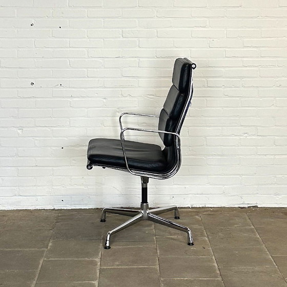 Image 1 of Vitra EA 209 Soft Pad Chair with High Back, Swivel and Armrests