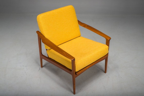 Image 1 of Dänischer Loungesessel aus Teakholz, Mid Century, Ib Kofod-Larsen, 1960er Jahre