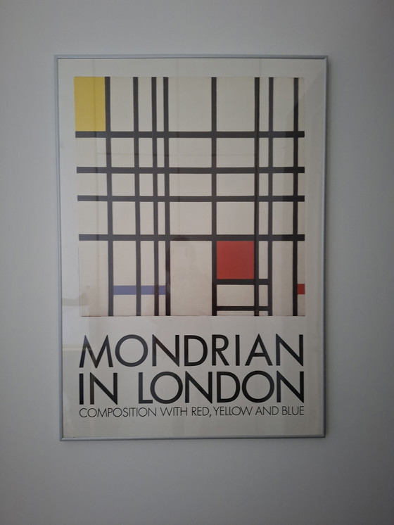 Image 1 of Sedia Rietveld rosso-blu