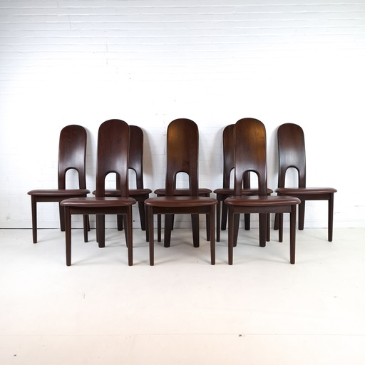 8X Vintage Chair Danish Design