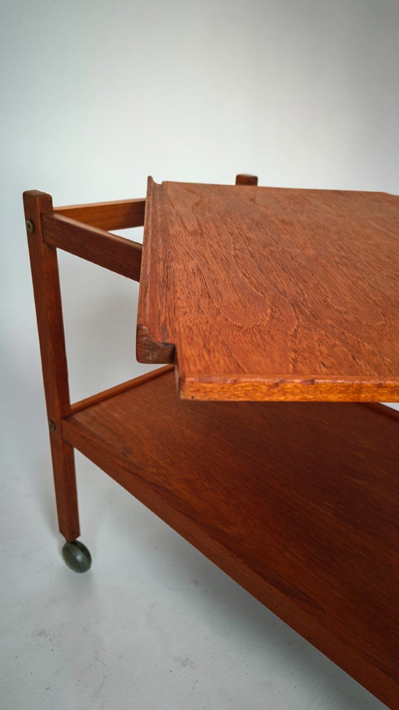 Image 1 of Erik Gustafsson Möbelfabrik Teakholz-Barwagen