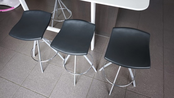 Image 1 of 3 Gimlet stools, Designed by Jorge Pensi For Mobles 114