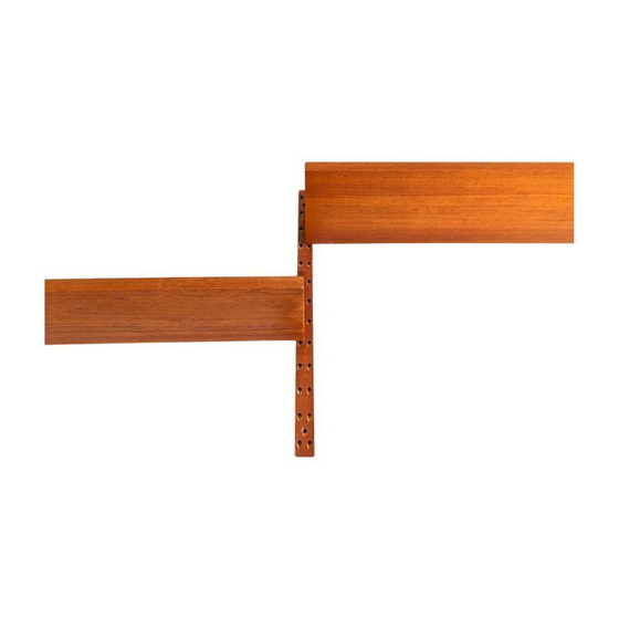 Image 1 of Libreria originale Poul Cadovius del Medioevo Scaffale a muro Cado Teak