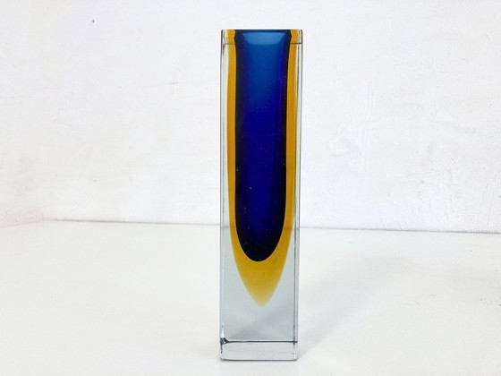 Image 1 of 3 Italian Sommerso vases made of Murano glass by Flavio Poli, 1960s design