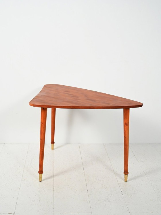 Image 1 of Scandinavian triangular coffee table from the Sixties