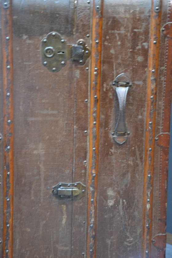 Image 1 of Alter antiker Reisekoffer – Kabinenkoffer – Original