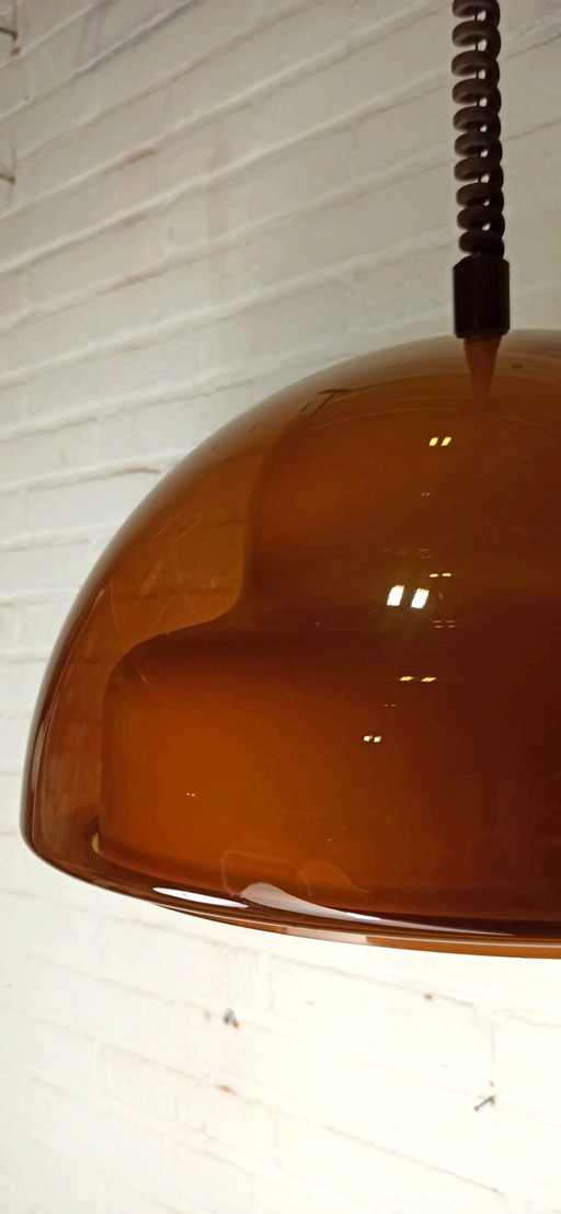 Vintage Space Age Pullout Pendant Light 