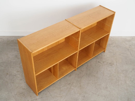 Image 1 of Bücherregal aus Eschenholz, dänisches Design, 1970er Jahre, Hersteller: Lyby Møbler