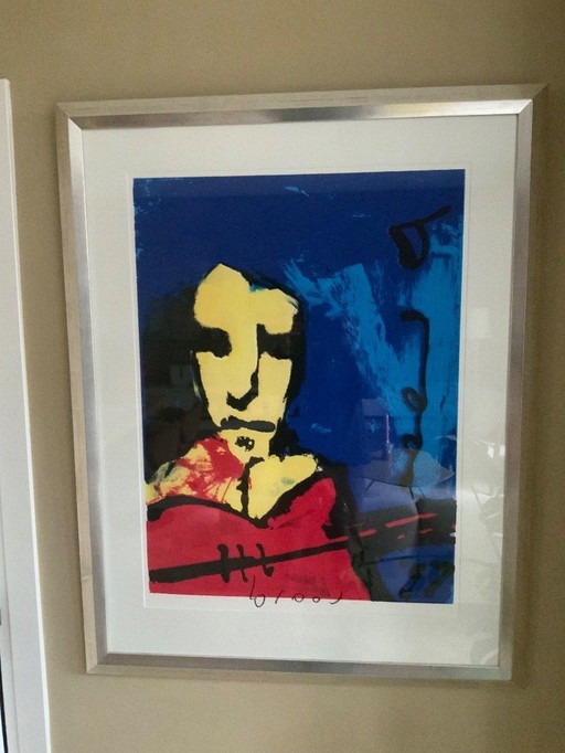 Original-Siebdruck von Herman Brood – „Tokkel“