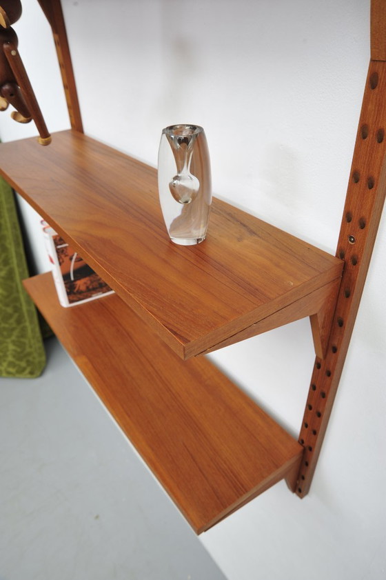 Image 1 of Étagère murale "Royal System" en teck de Poul Cadovius pour CADO (années 1950)