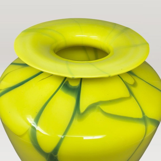 Image 1 of 1960s Large Mid-Century Murano Glass Statement Vase by Dogi
