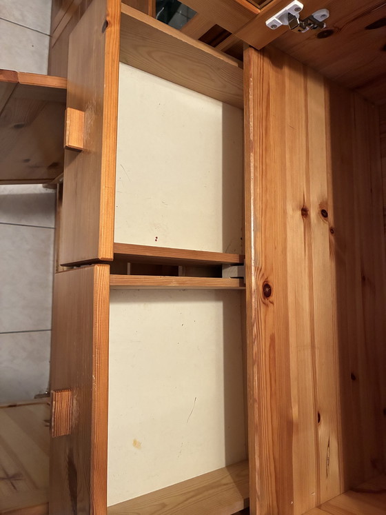 Solid Pine Wooden Sideboards – Glass (photo 4 of 5)