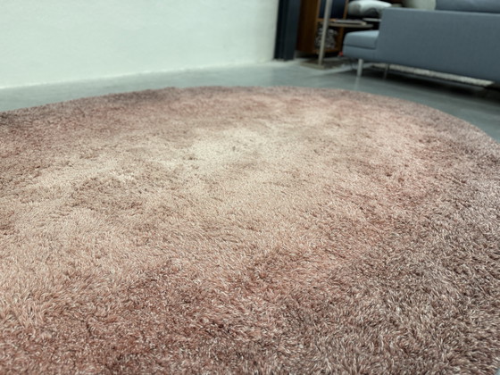 Image 1 of Tapis de signalisation Tapis ovale rose 250x380