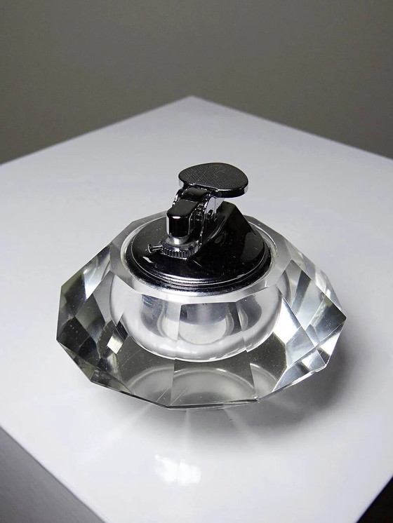 Vintage table lighter in Murano crystal, attributed to Antonio Imperatore, 70s. – Table accessories, Glass (photo 5 of 12)