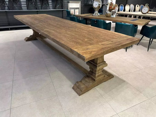 Monastère Spirito tafel in massief hout - Lengte 300 cm