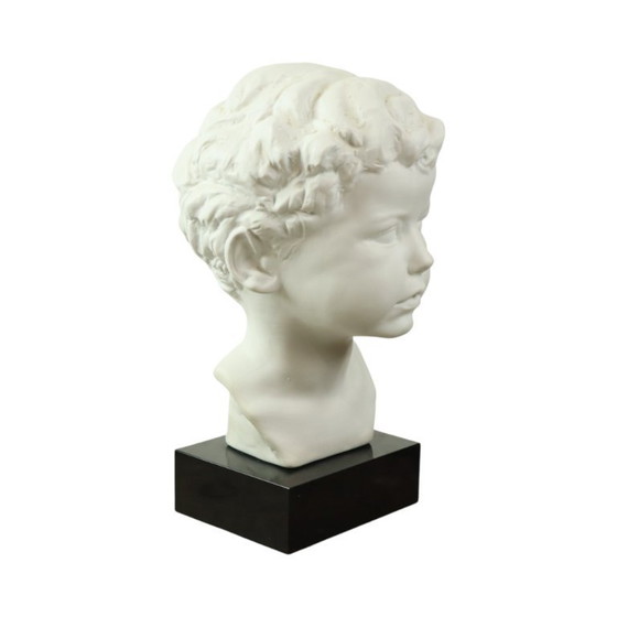 Image 1 of Biscuit Porcelain Bust Child