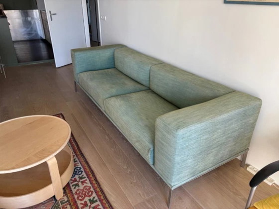 Image 1 of Light green 4-seater sofa, Cassina MOOV Lissoni